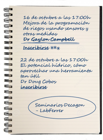 webinars octubre decagon labFerrer